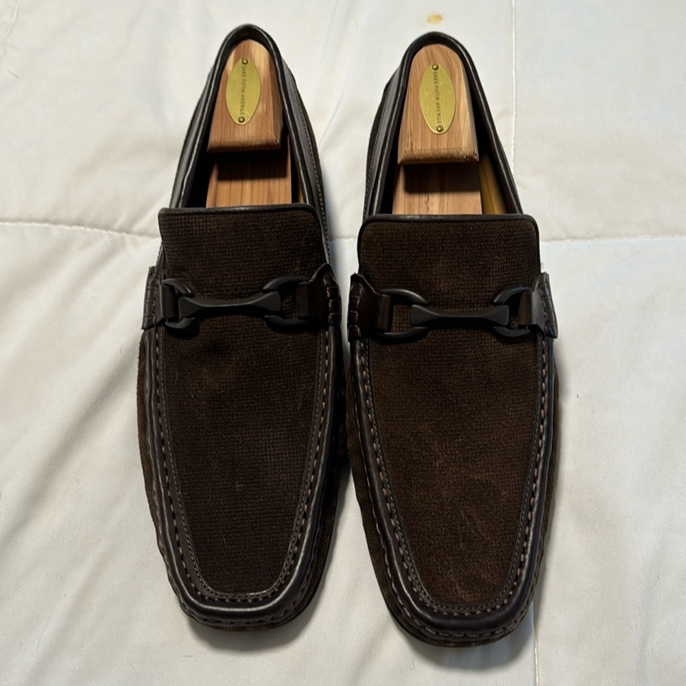 Donald J. Pliner Brown Loafers